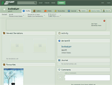 Tablet Screenshot of kwinsturr.deviantart.com