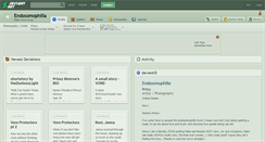Desktop Screenshot of endosomophilia.deviantart.com