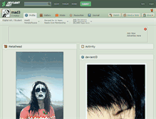 Tablet Screenshot of mad3.deviantart.com