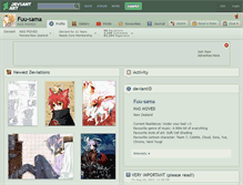 Tablet Screenshot of fuu-sama.deviantart.com