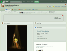 Tablet Screenshot of desertprincequatre.deviantart.com