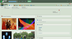 Desktop Screenshot of lina-k.deviantart.com