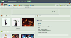 Desktop Screenshot of gaeuz.deviantart.com