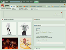 Tablet Screenshot of gaeuz.deviantart.com