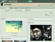 Tablet Screenshot of nooriskandar.deviantart.com