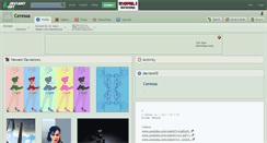 Desktop Screenshot of ceressa.deviantart.com