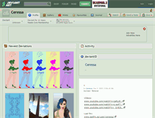 Tablet Screenshot of ceressa.deviantart.com