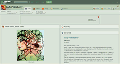 Desktop Screenshot of lady-pinkleberry.deviantart.com