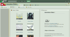Desktop Screenshot of generation-otaku.deviantart.com