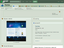 Tablet Screenshot of itechies.deviantart.com