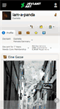 Mobile Screenshot of iam-a-panda.deviantart.com