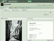 Tablet Screenshot of iam-a-panda.deviantart.com