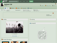 Tablet Screenshot of majnoon-228.deviantart.com