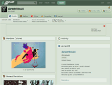 Tablet Screenshot of darastriktsuki.deviantart.com
