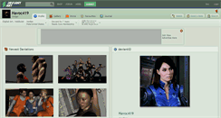 Desktop Screenshot of havoc419.deviantart.com