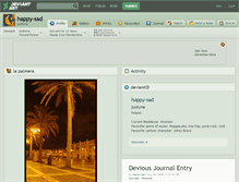 Tablet Screenshot of happy-sad.deviantart.com