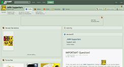 Desktop Screenshot of jark-supporters.deviantart.com