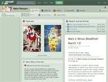 Tablet Screenshot of mars-venus.deviantart.com