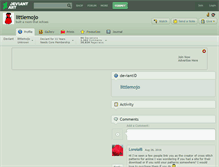 Tablet Screenshot of littlemojo.deviantart.com
