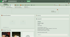 Desktop Screenshot of chiana.deviantart.com