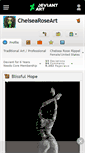 Mobile Screenshot of chelsearoseart.deviantart.com