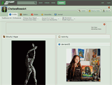 Tablet Screenshot of chelsearoseart.deviantart.com
