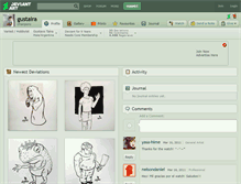 Tablet Screenshot of gustaira.deviantart.com