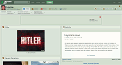 Desktop Screenshot of leynna.deviantart.com