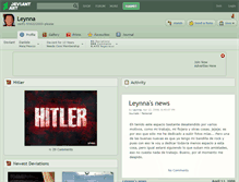 Tablet Screenshot of leynna.deviantart.com