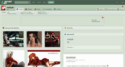 Desktop Screenshot of nostyle.deviantart.com