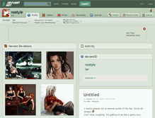 Tablet Screenshot of nostyle.deviantart.com