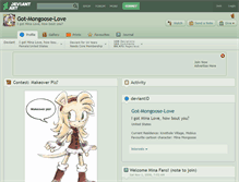 Tablet Screenshot of got-mongoose-love.deviantart.com
