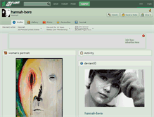 Tablet Screenshot of hannah-bere.deviantart.com