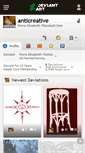 Mobile Screenshot of anticreative.deviantart.com
