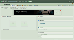 Desktop Screenshot of bjorkheim.deviantart.com