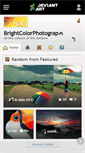 Mobile Screenshot of brightcolorphotograp.deviantart.com