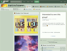 Tablet Screenshot of brightcolorphotograp.deviantart.com