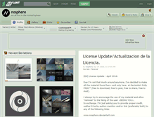 Tablet Screenshot of nosphere.deviantart.com