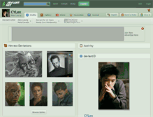 Tablet Screenshot of cylex.deviantart.com