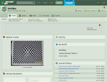 Tablet Screenshot of amideo.deviantart.com