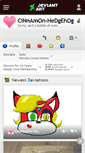 Mobile Screenshot of cinnamon-hedgehog.deviantart.com