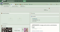 Desktop Screenshot of jaredsmoon.deviantart.com
