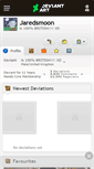 Mobile Screenshot of jaredsmoon.deviantart.com