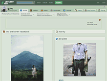 Tablet Screenshot of govo.deviantart.com