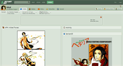 Desktop Screenshot of kirui.deviantart.com