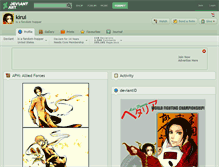 Tablet Screenshot of kirui.deviantart.com
