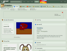 Tablet Screenshot of hinataboy.deviantart.com