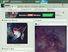 Tablet Screenshot of aikaxx.deviantart.com