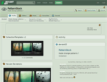 Tablet Screenshot of patternstock.deviantart.com