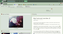 Desktop Screenshot of dexidec.deviantart.com